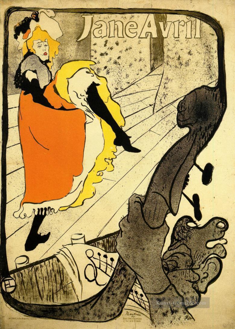 Jane Avril Beitrag Impressionisten Henri de Toulouse Lautrec Ölgemälde